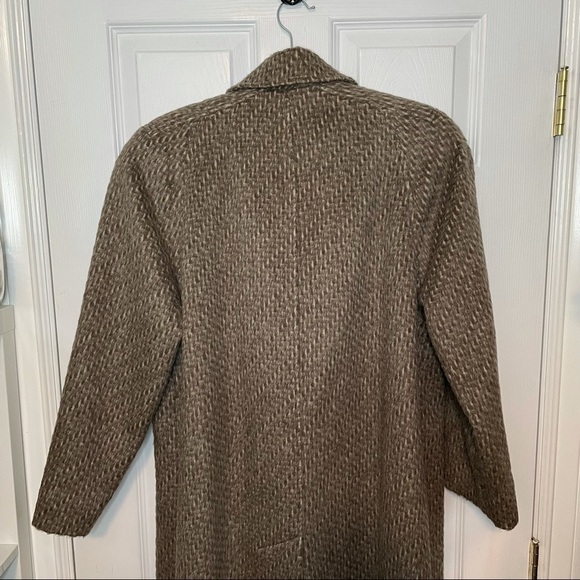 VINTAGE Edward Chapman 100% Mohair Long Peacoat 10 - Picture 3 of 12